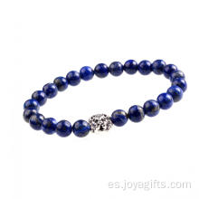 Lapis Lazuli Beads Fashion Lion pulsera brazalete